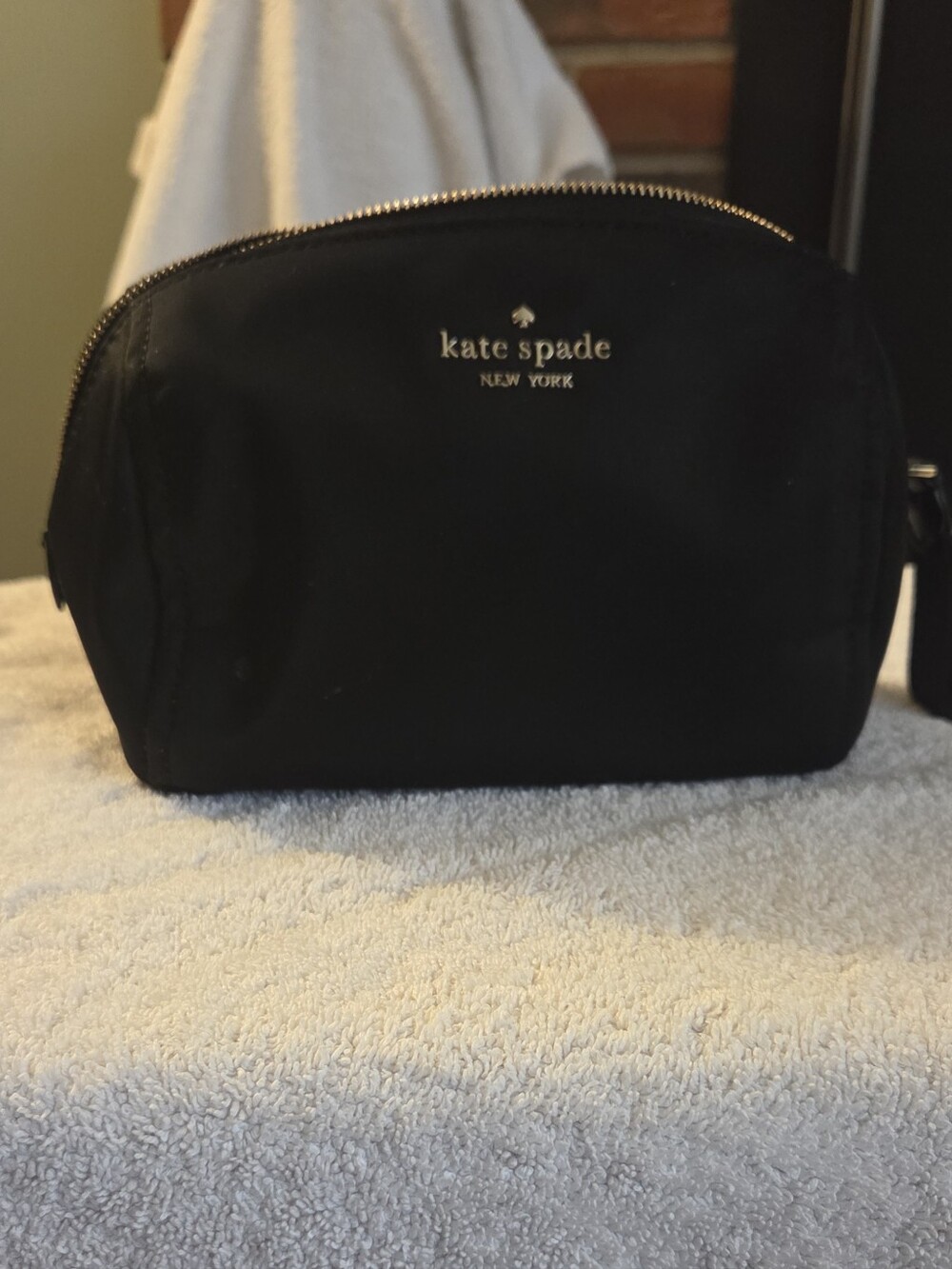 kate spade New York Black Cosmetic Pouch